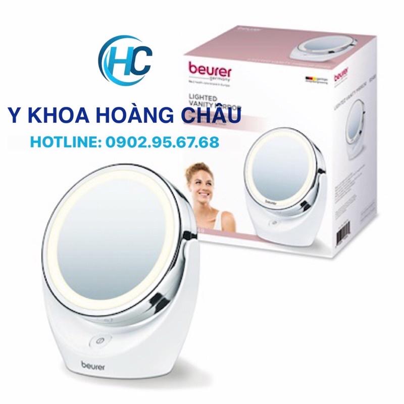 Gương trang điểm để bàn phóng to 3 lần có đèn led Beurer Bs49