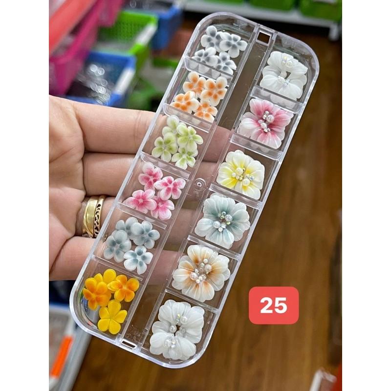 Sét hoa mix giá siêu rẻ” tặng kèm khay đựng”