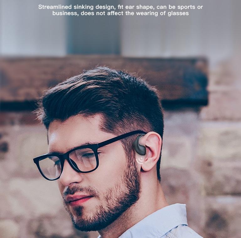 Bluetooth Headset Bone Conduction Wireless Ear-mounted Sports Waterproof Headset