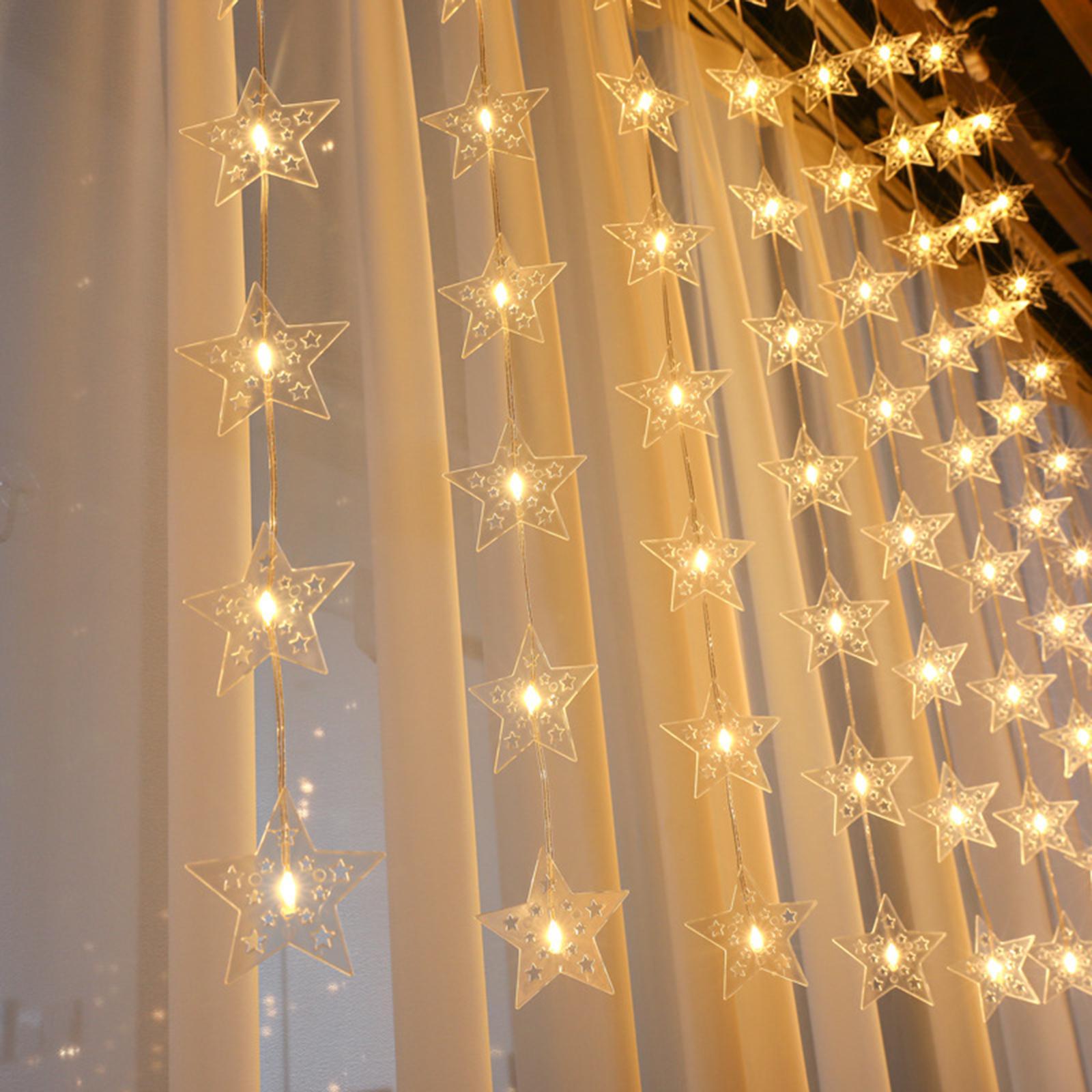 Star String Lights LED Fairy Lights Warm White Atmosphere Lights Waterproof