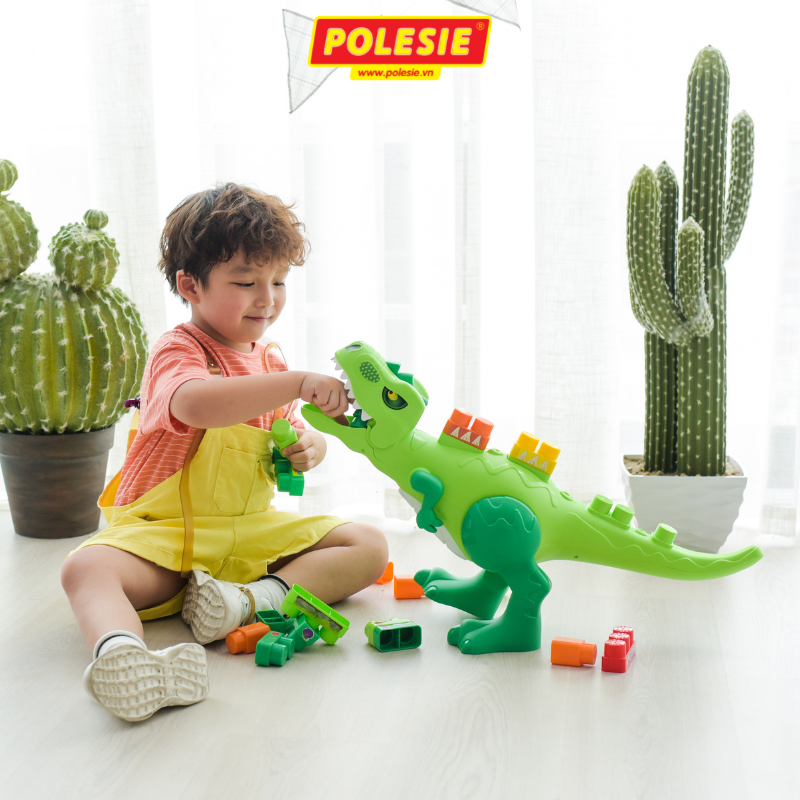 Bộ Đồ Chơi Khủng Long Bạo Chúa Dinosaurus 30 Chi Tiết, Đồ Chơi Giáo Dục Châu Âu, An Toàn, Siêu Bền Cho Bé - Polesie Toys 67807