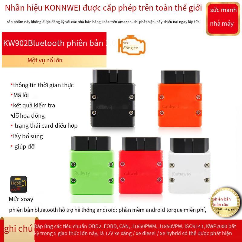 Phong cách mới nhất ANCEL AUTEL KONWEI KW902 ELM327 máy dò xe dụng cụ chẩn đoán xe máy tính lái xe