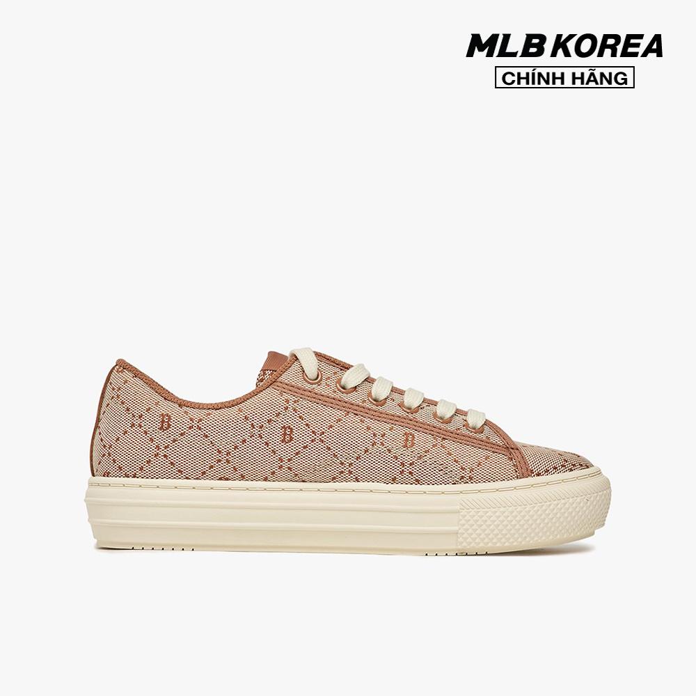 MLB - Giày sneakers unisex cổ thấp Playball Lux Jacquard Diamond Monogram 3ACVPRM3N-43BGS