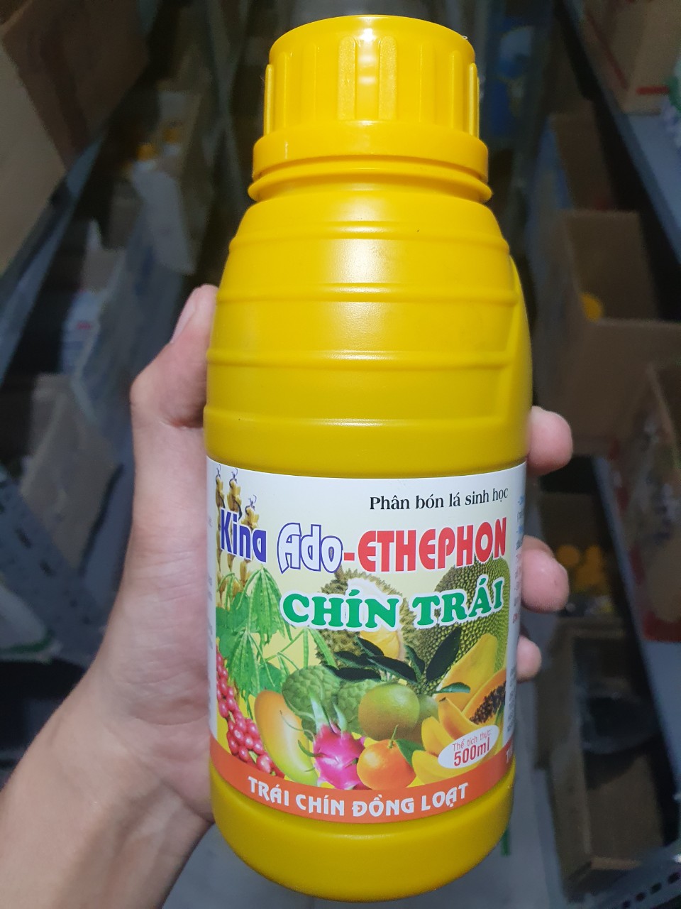 Phân bón lá ADO ETHEPHON giúp chín trái đồng loạt và đẹp - chai 500ml