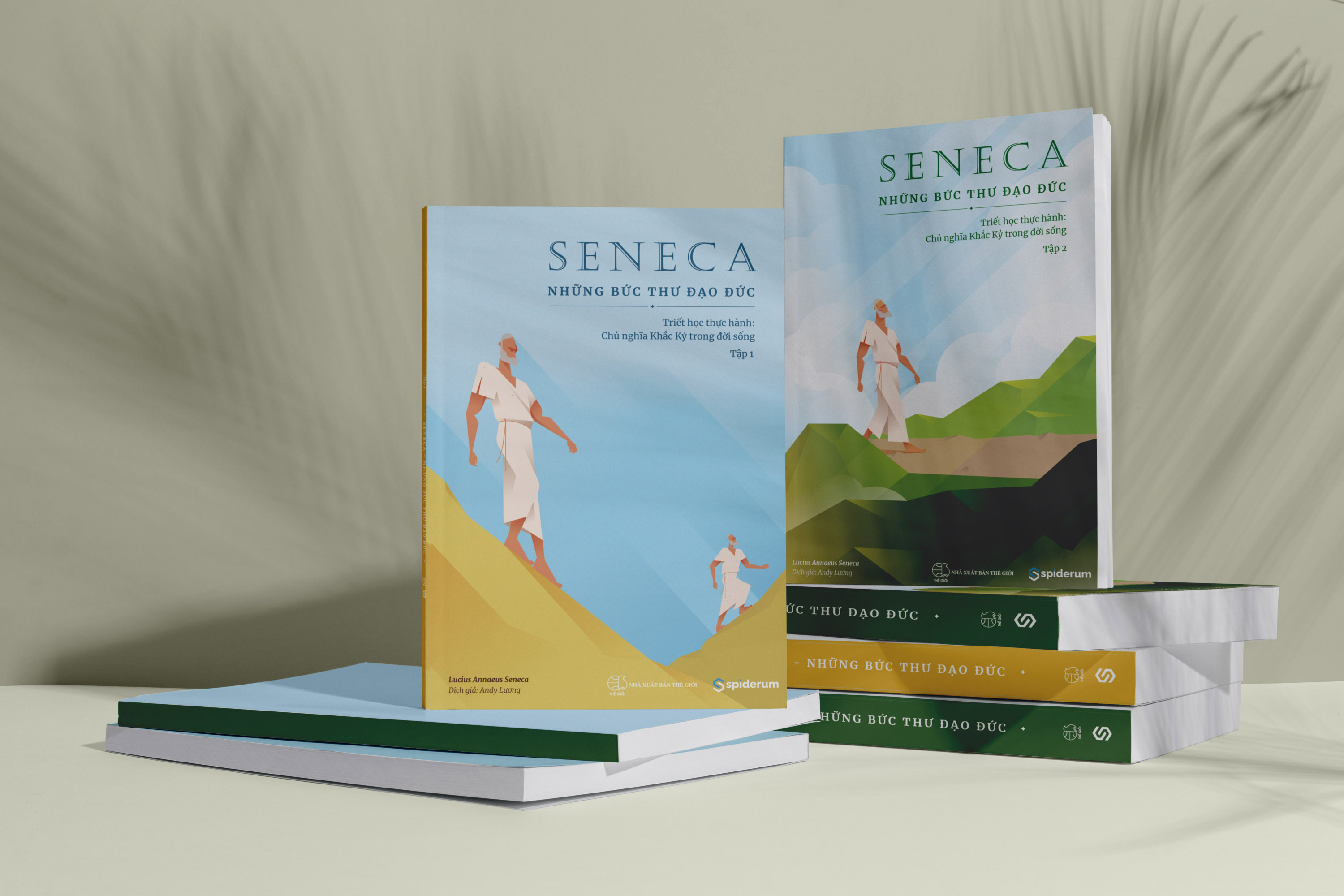 Combo Sách Seneca: Những Bức Thư Đạo Đức Tập 1 + Tập 2