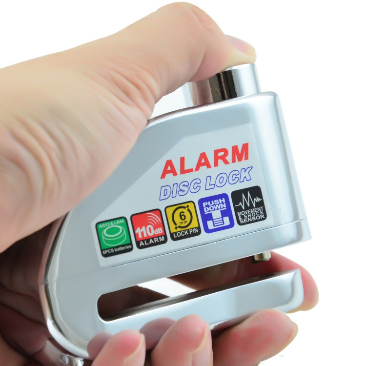 Ổ Khóa Đĩa Xe Máy Chống Trộm Hú Báo Động Cao Cấp Alarm Green Networks Group