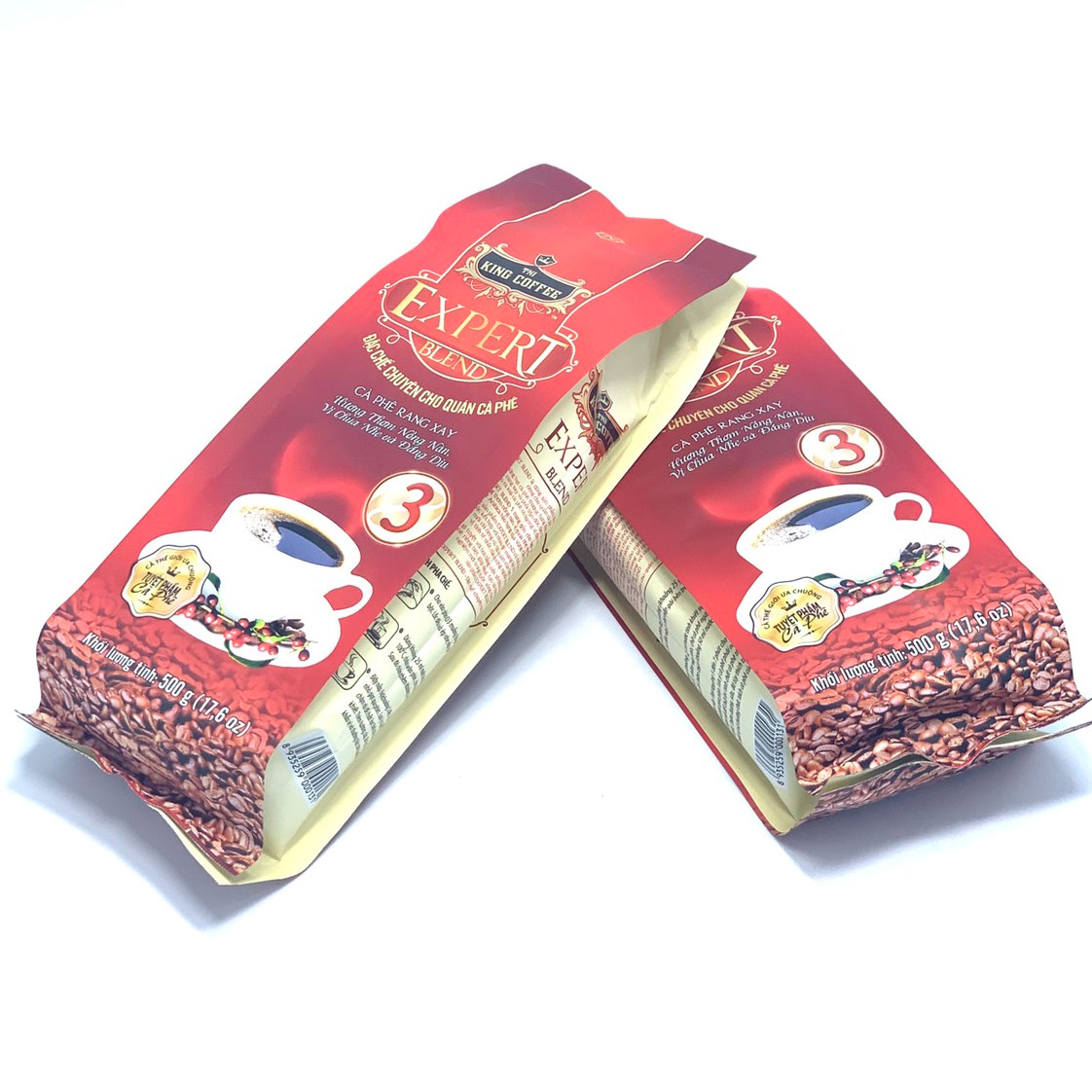 Combo 2 Gói Cà phê Rang Xay EXPERT BLEND 3 King Coffee( Gói 500gam)