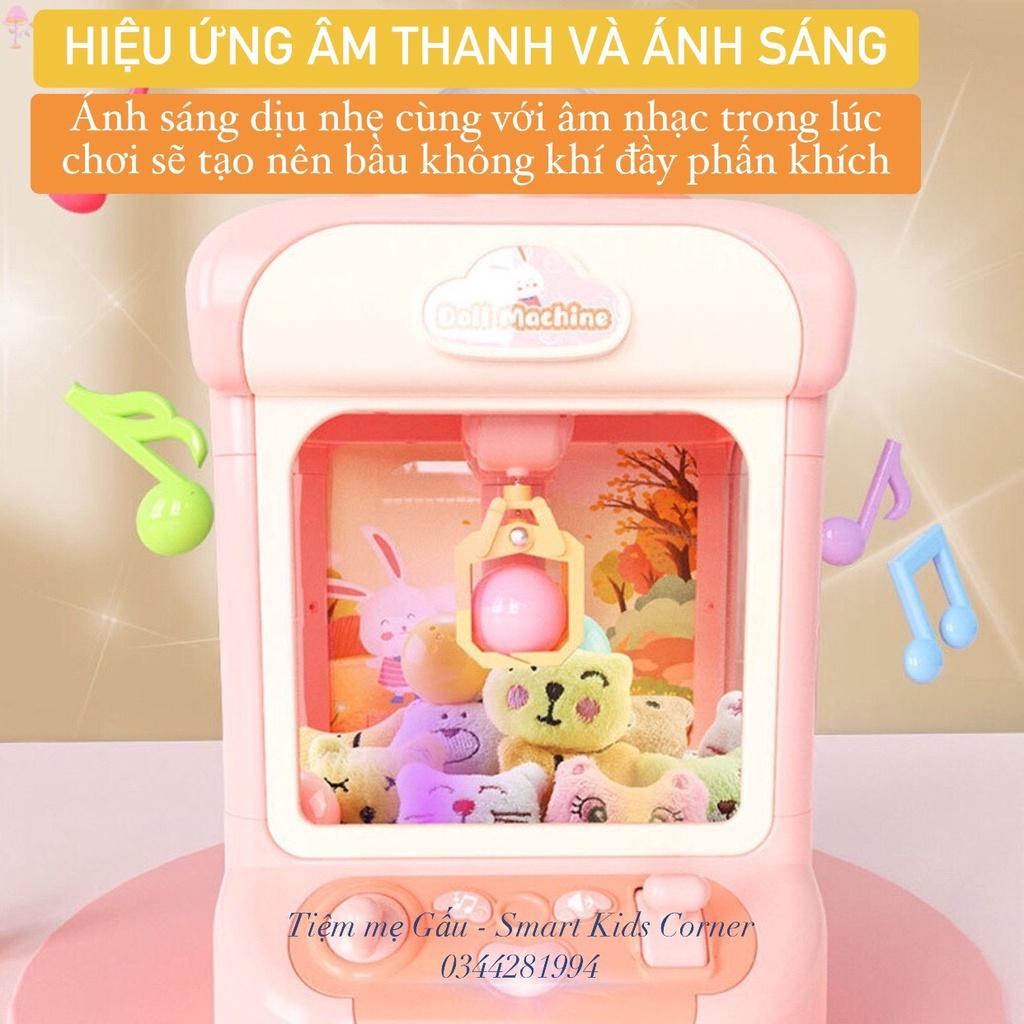 ĐỒ CHƠI MÁY GẮP GẤU MINI CLAW MACHINE PHIÊN BẢN MỚI KÈM 10 BÓNG VÀ 10 GẤU CÓ ĐÈN, NHẠC CHO BÉ CỰC HẤP DẪN