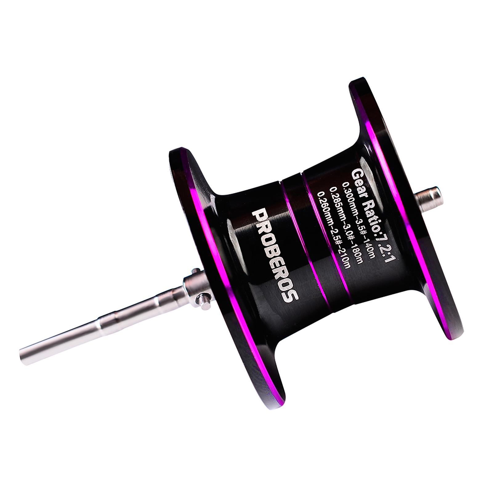 Trục xoay cần câu cá Proberos DW130 9+1 BB Vòng bi Baitcast Reel Tốc độ cao 7.2: 1
