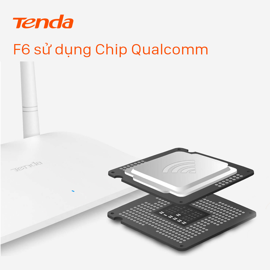 Thiết bị phát Wifi Tenda F6 Chuẩn N 300Mbps - Hàng Chính Hãng