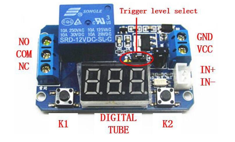 5-25V Multifunctional Timer Relay Switch Module + IR Remote Control