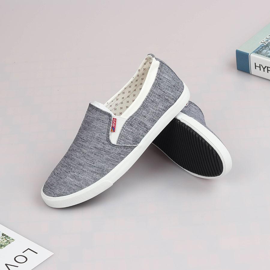 Giày lười nam - Slip on nam vải - Mã S532