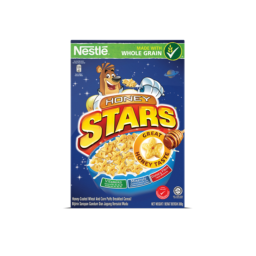 Mua 1 Tặng 1 - Ngũ Cốc Ăn Sáng Vị Ngẫu Nhiên] Ngũ cốc ăn sáng HONEY STARS (Hộp 300g)