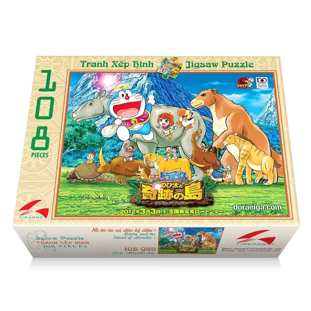 Tranh Xếp hình 108 mảnh kích thước 18 x 24 cm nhiều chủ đề