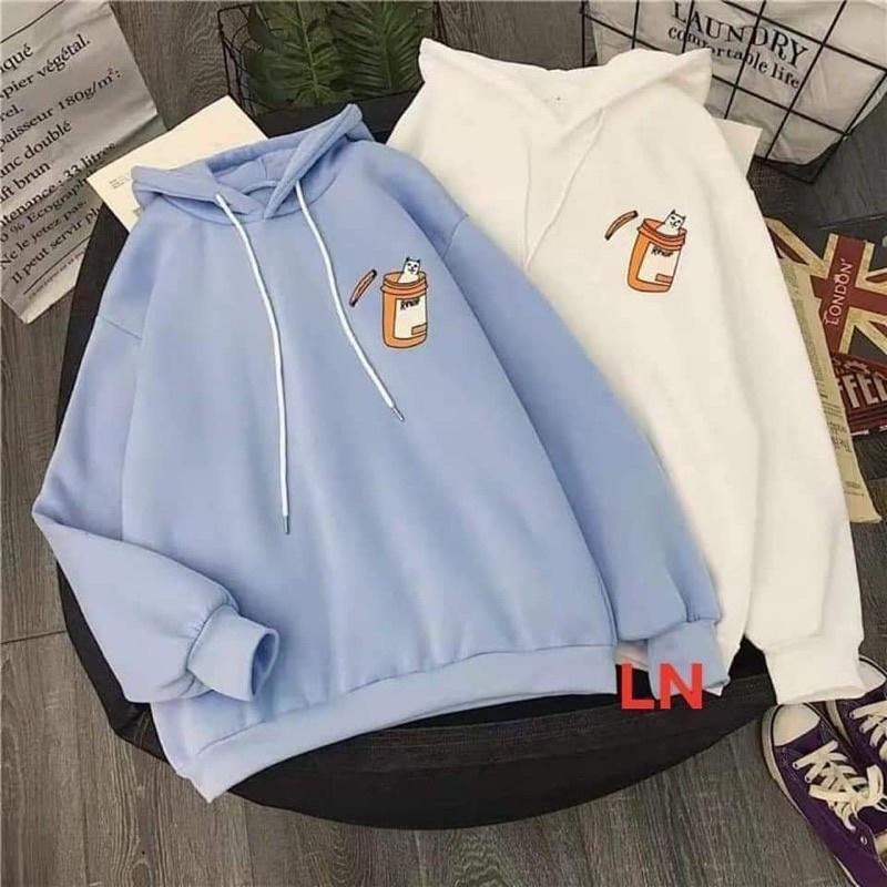 Áo hoodie logo gấu lọ DA6