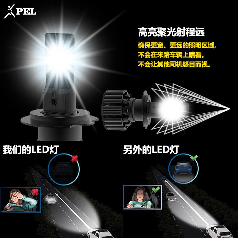 Phong cách mới nhất đèn pha led ô tô F15 đèn pha ô tô sửa đổi đèn pha H1 H4 9005 H11 dành riêng cho