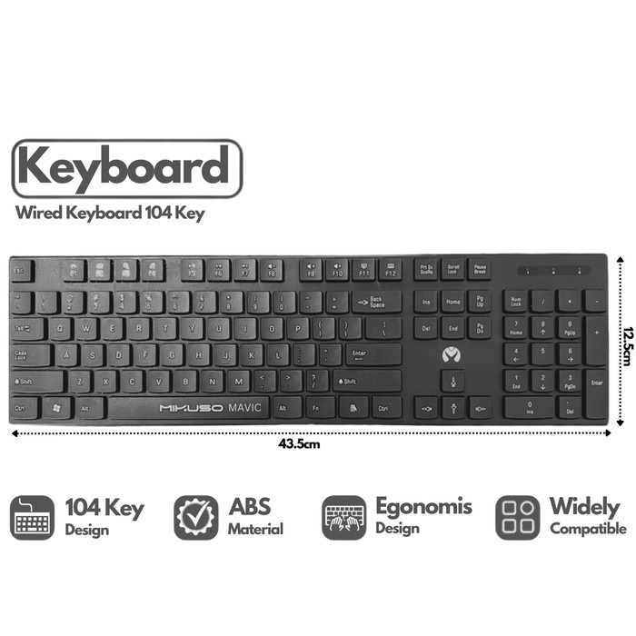 Bàn phím KB-502U USD keyboard - JL