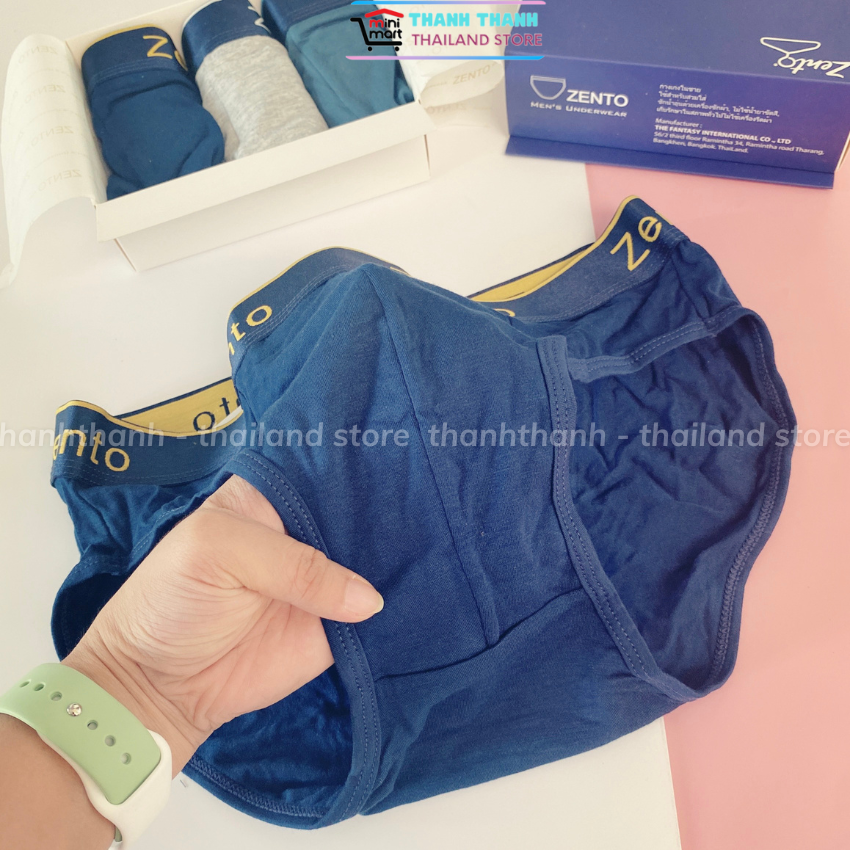 Quần Sịp Nam chất cotton mêm thấm hút mồ hôi ZENTO Thái Lan