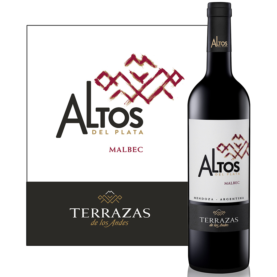 Rượu vang đỏ Terrazas Altos Malbec 13.5% - 15.5% 750ml - Không hộp