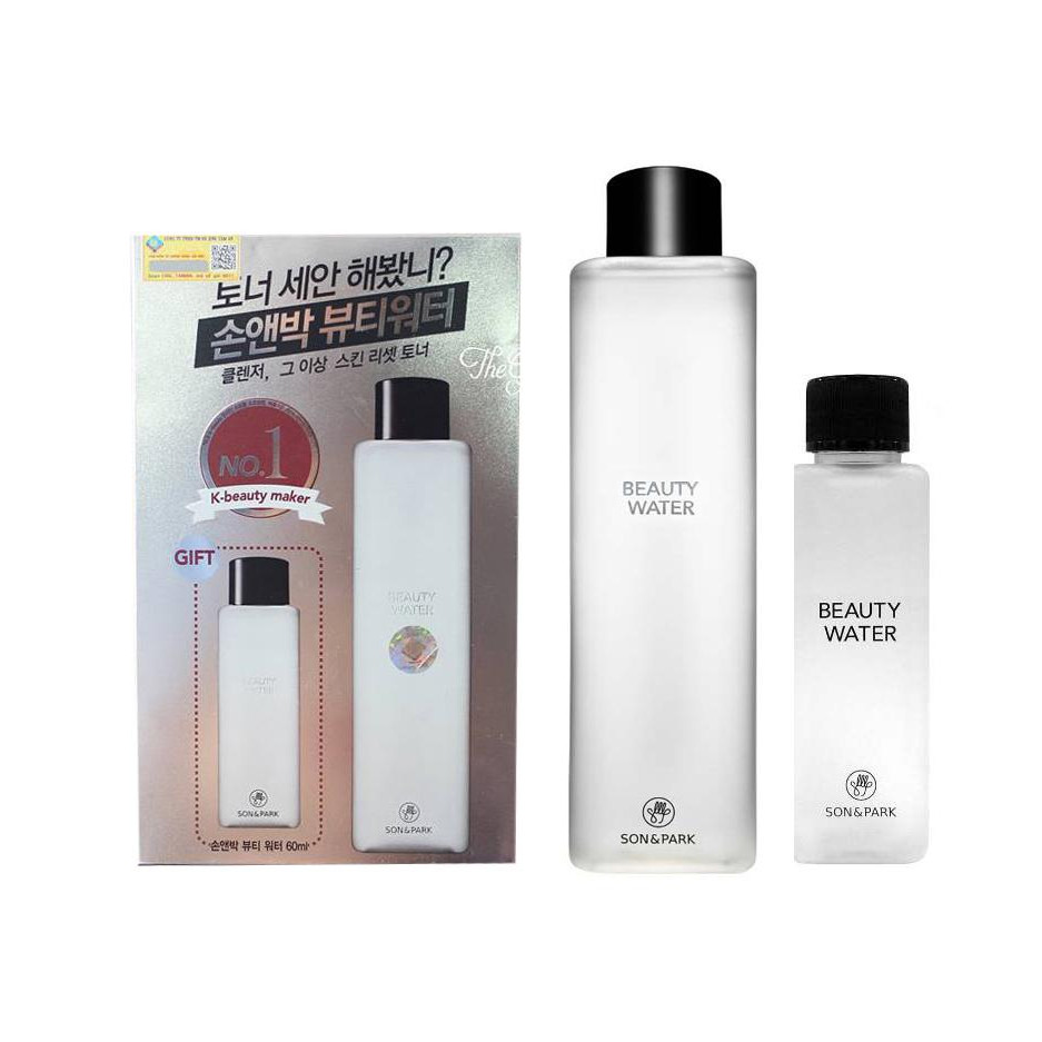 Combo Toner Nước Thần Beauty Water Mềm Mịn Da - Dưỡng Ẩm - Dưỡng Sáng Da 340ml + 60ml