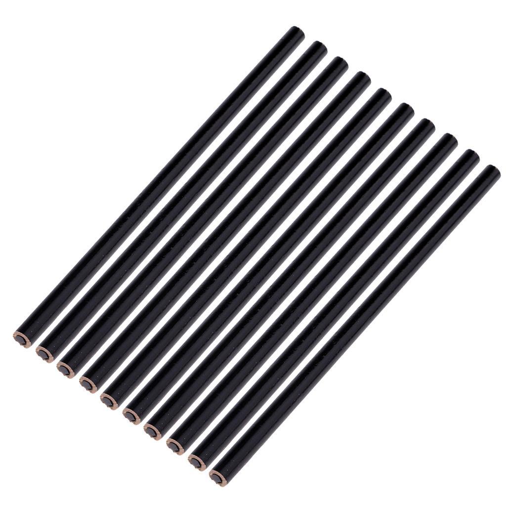 20 Pieces Lots Black White Lead Pencil Sketching Pencils China Marker Wood Fabric Sewing Pencils Tailors Patchwork Dressmaking Craft Tools Drawing Accessories