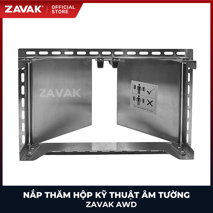 Nắp Cửa Thăm Hộp Kỹ Thuật Gắn Âm Tường ZAVAK AWD-300x300 Cửa Che Van Cấp Nước, Cửa Kỹ Thuật Bồn Tắm Inox