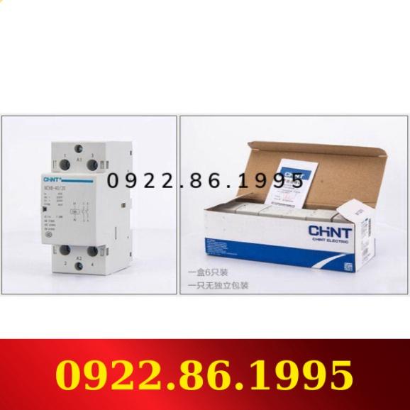 HàngNeW Chint Khởi động từ, contactor 1 pha CHINT NCH8 40A/220V Xám mới