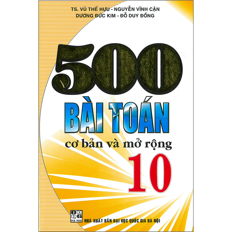 500 Bài Toán Cơ Bản Và Mở Rộng 10