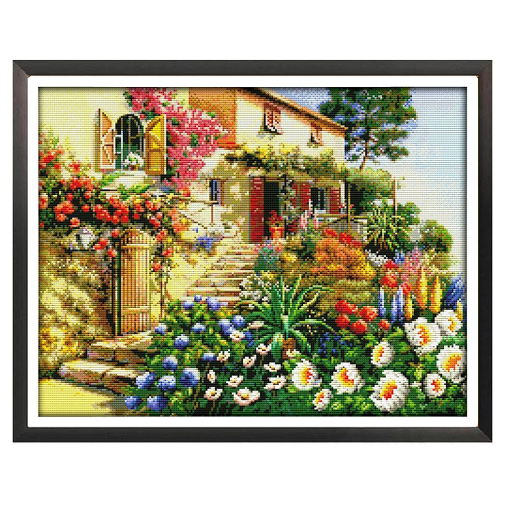 Cross Stitch Kit for Beginners Stamped  Pattern Needlepoint