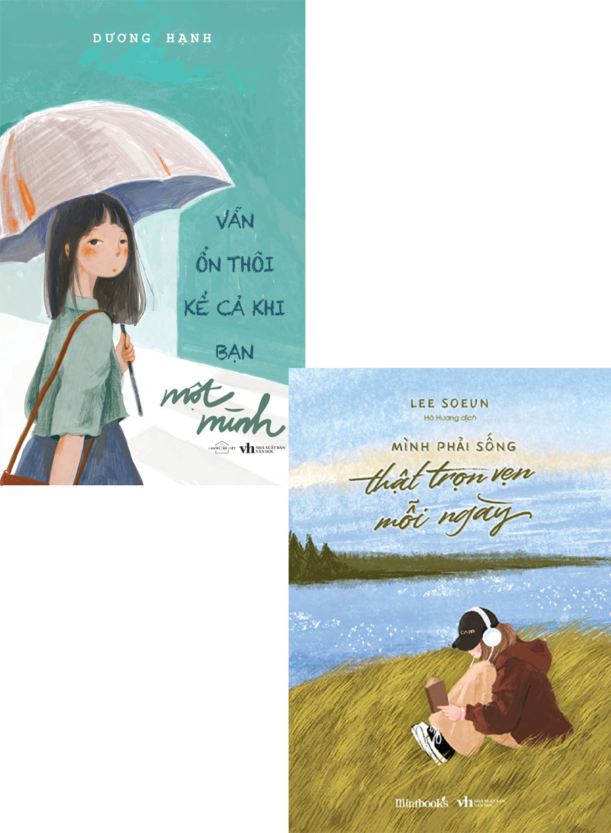 Combo Vẫn Ổn Thôi Kể Cả Khi Bạn Một Mình + Mình Phải Sống Thật Trọn Vẹn Mỗi Ngày  _AZ