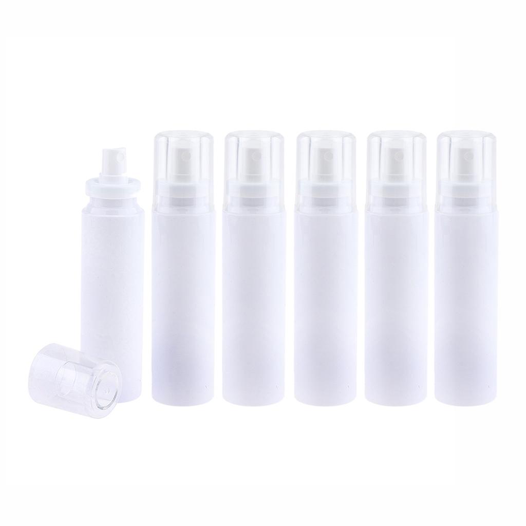 6 Chiếc Trống Mỹ Sương Bơm Chai Xịt Nước Hoa Mực Atomizer Hộp Đựng