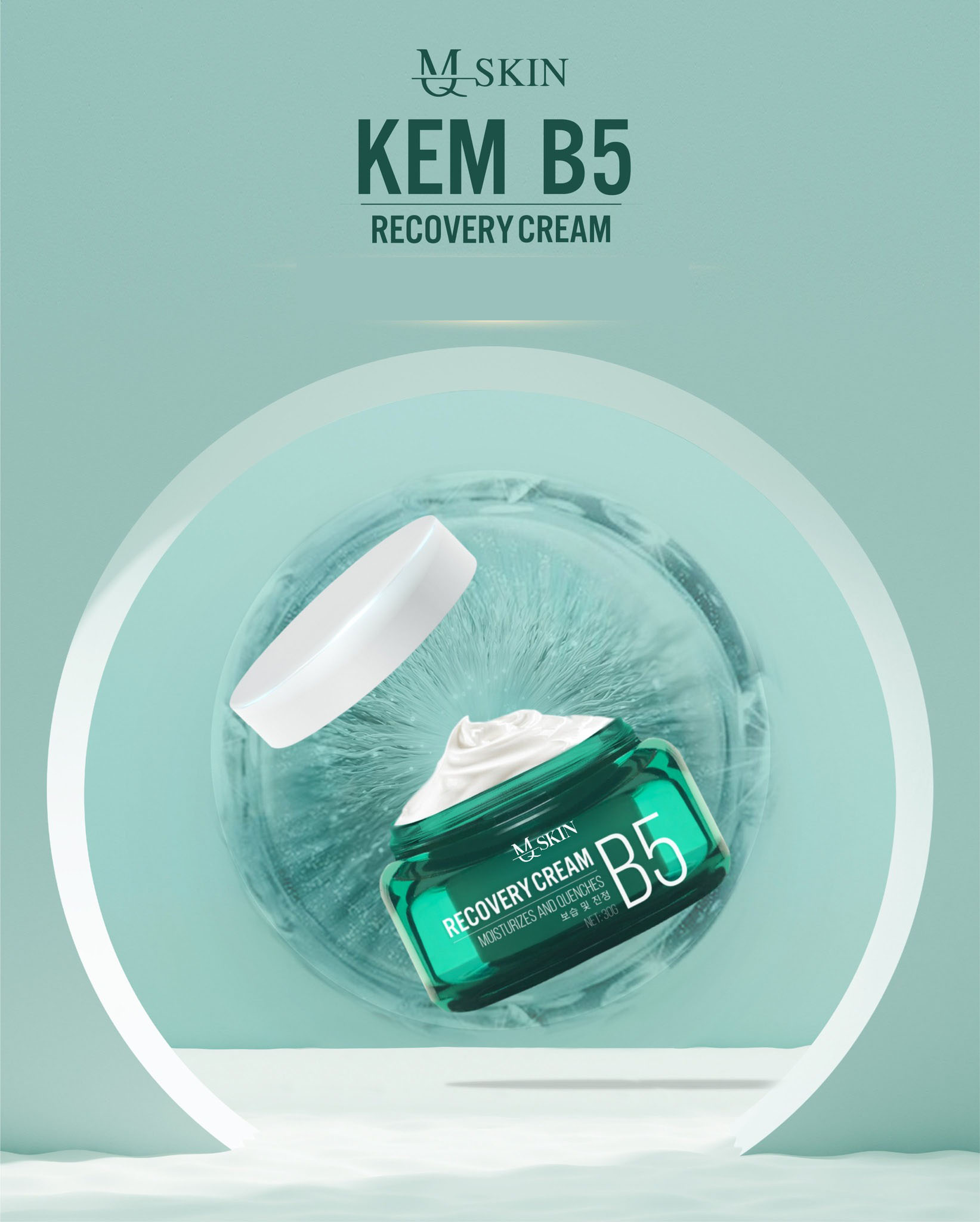 Kem dưỡng trắng da Recovery Cream B5 MQ SKIN