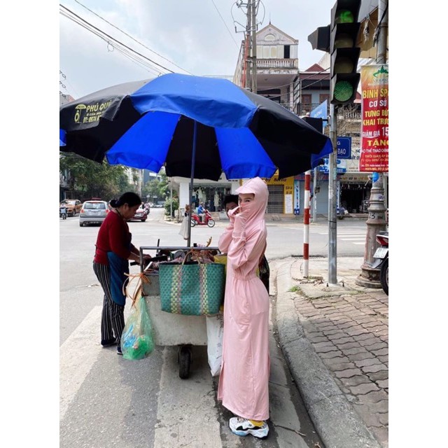 ÁO choàng CHỐNG NẮNG ĐỤC LỖ TOÀN THÂN thoáng mát