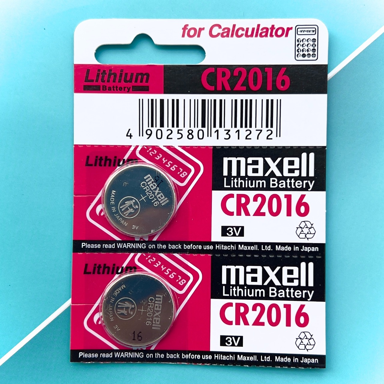 Pin CR2016 (Viên Lẻ) Maxell Nhật Bản 3V Hàng Chính Hãng Date 2031  Made in Japan