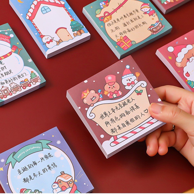 Giấy ghi chú chủ đề giáng sinh cute dễ thương
