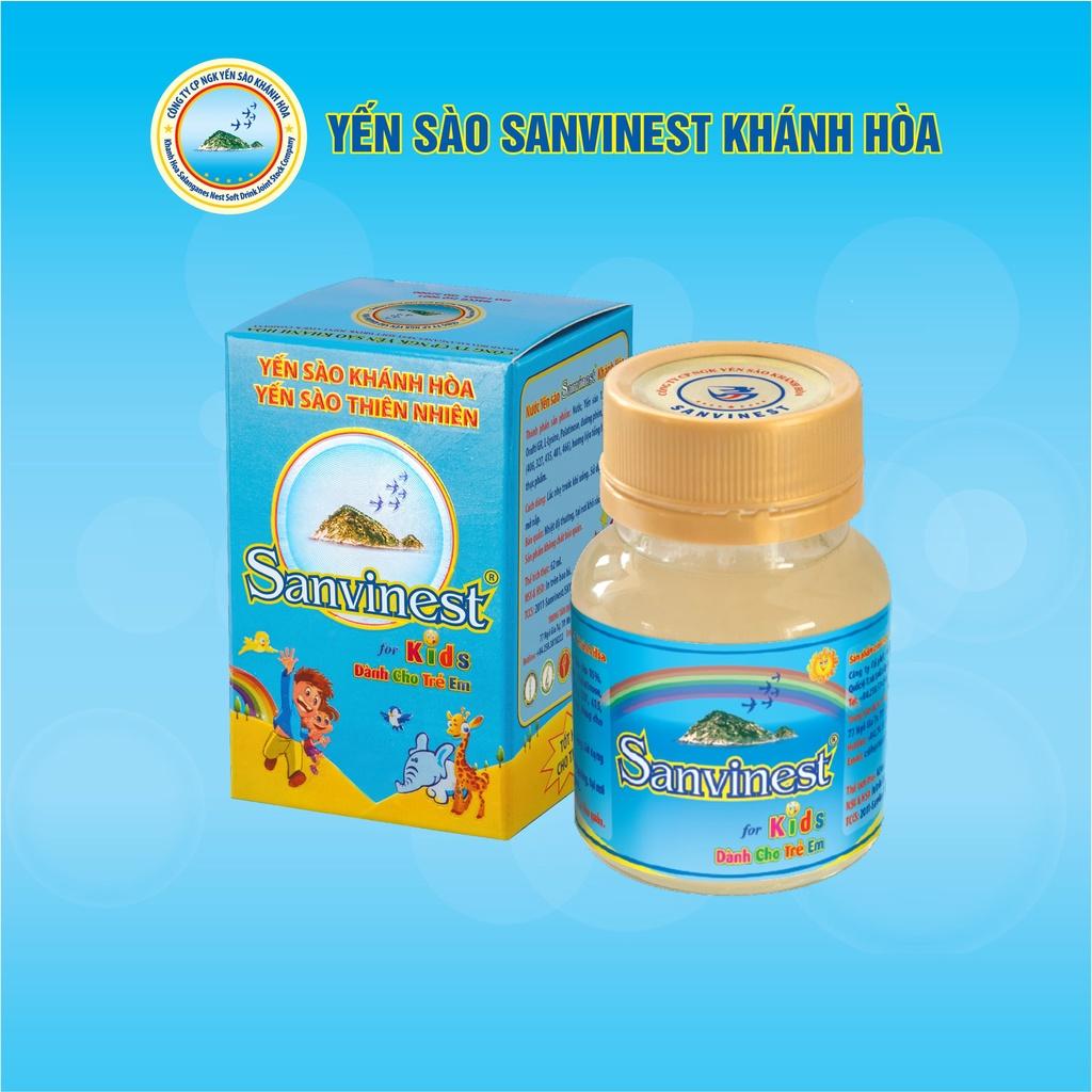 [Hộp 1 lọ] Nước Yến sào Sanvinest Khánh Hòa dành cho trẻ em đóng lọ 62ml - 2011