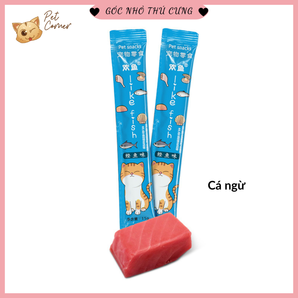 Combo 10 chiếc súp thưởng cho mèo giá rẻ Pet Snacks, Ciao, Shizuka, Cat Food