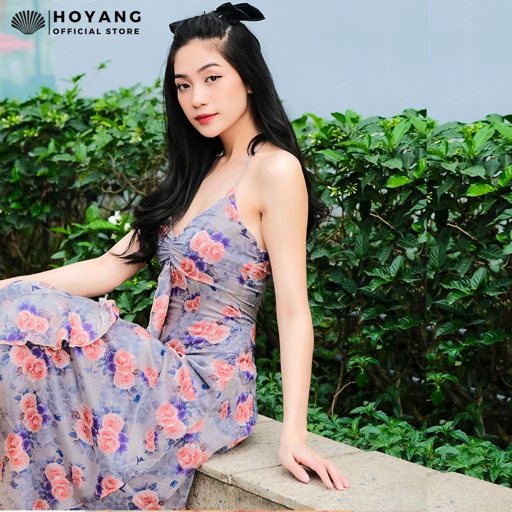 Đầm Dài Maxi Cúp Ngực Kiểu Pháp Lãng Mạn HOYANG DHY40