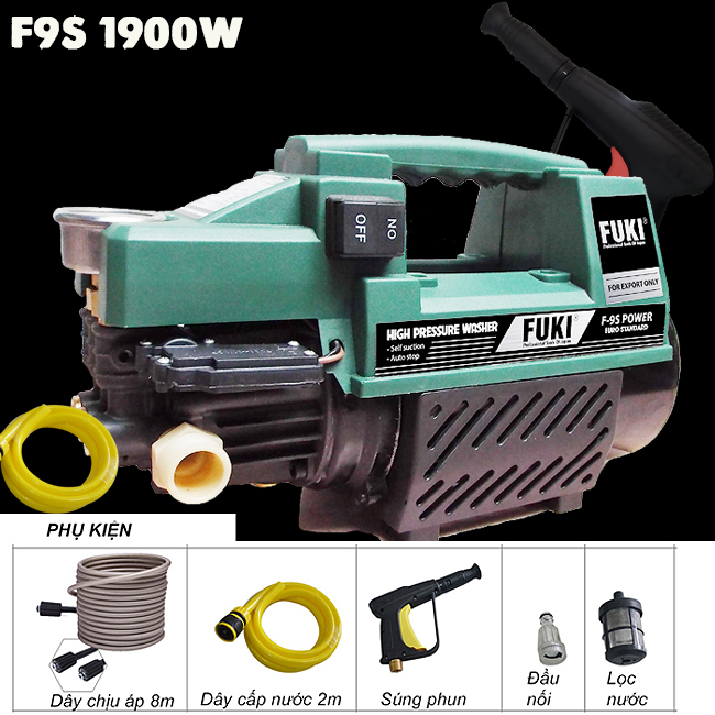 Máy phun rửa cao áp Fuki F9S 1900W