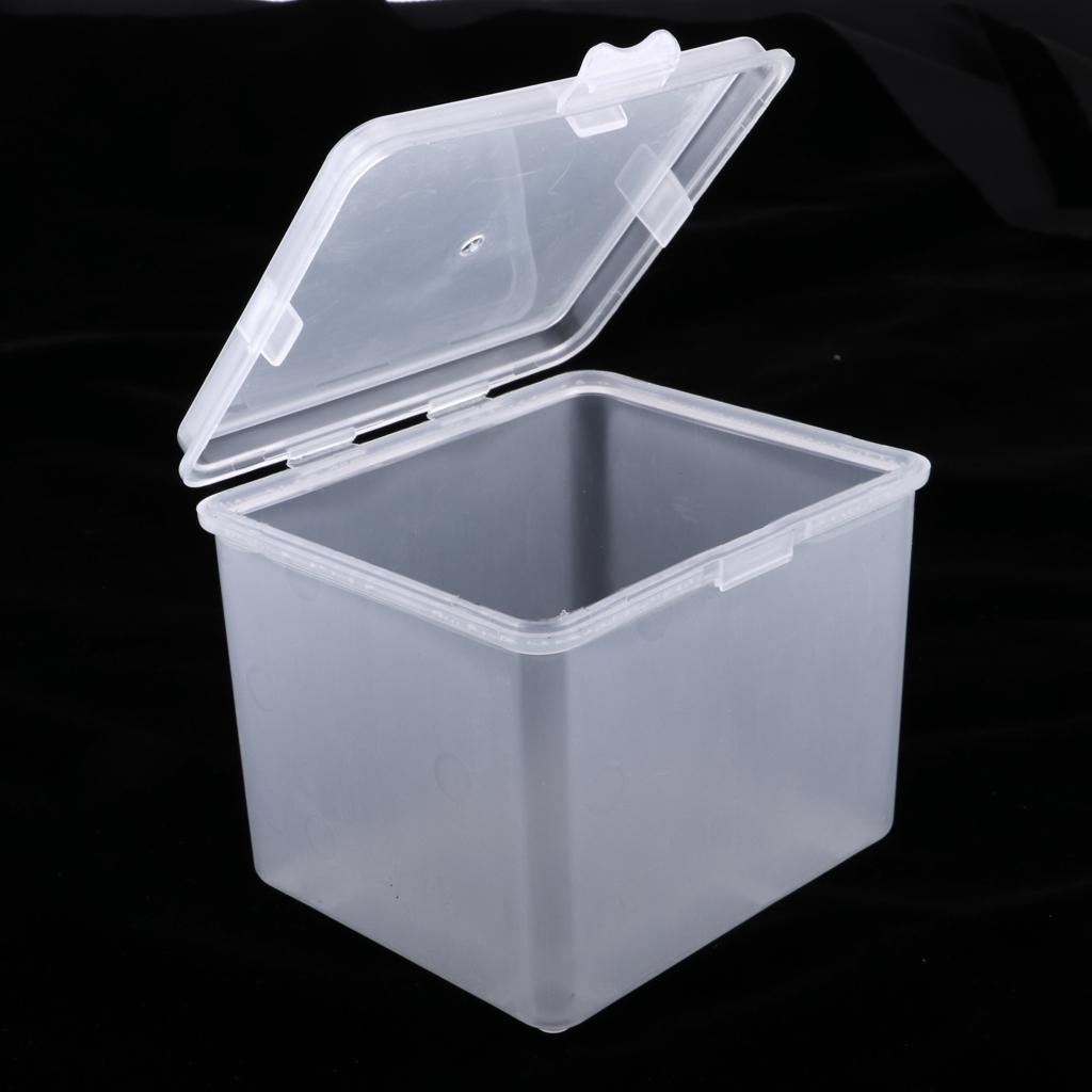 2pcs Plastic Storage Box Organizer Case For 18650 Lithium Battery & Headlamp