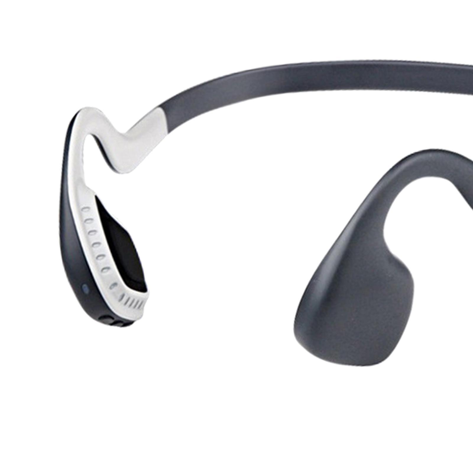 Conduction Wireless Bluetooth Headphones W/Mic Handsfree Earphone for Sports