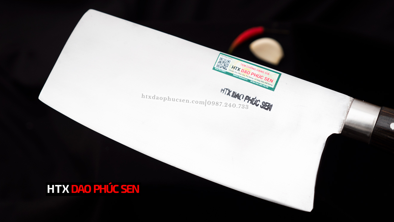 Dao Phúc Sen Dao chặt gà phúc sen không rỉ siêu sắc bén- CGKM/ HTX Dao Phúc Sen