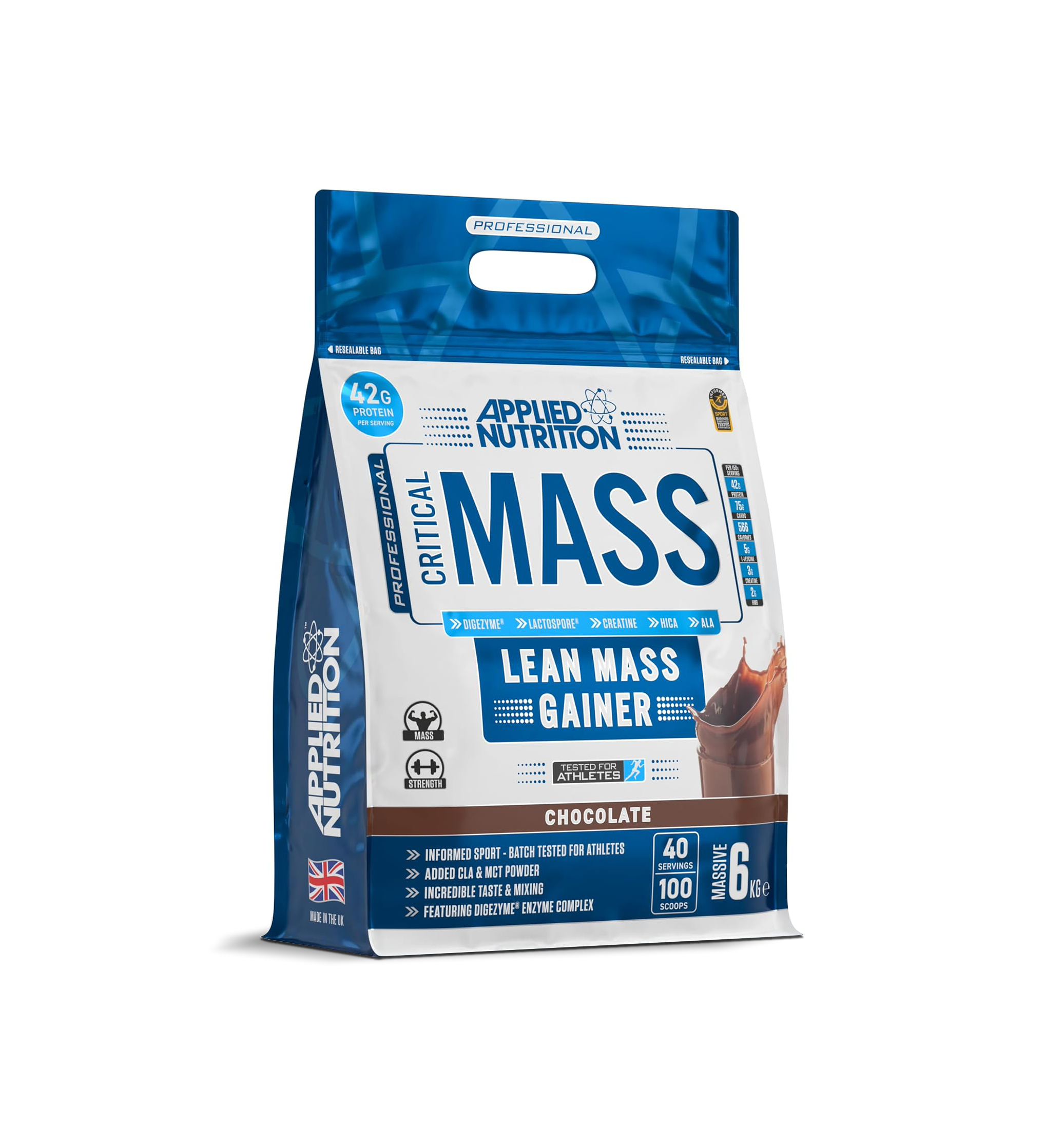 Critical Mass (40Serving) 6Kg Thực phẩm bổ sung Dinh Dưỡng Tăng Cân Nhanh Cao Cấp Cho Người Gầy