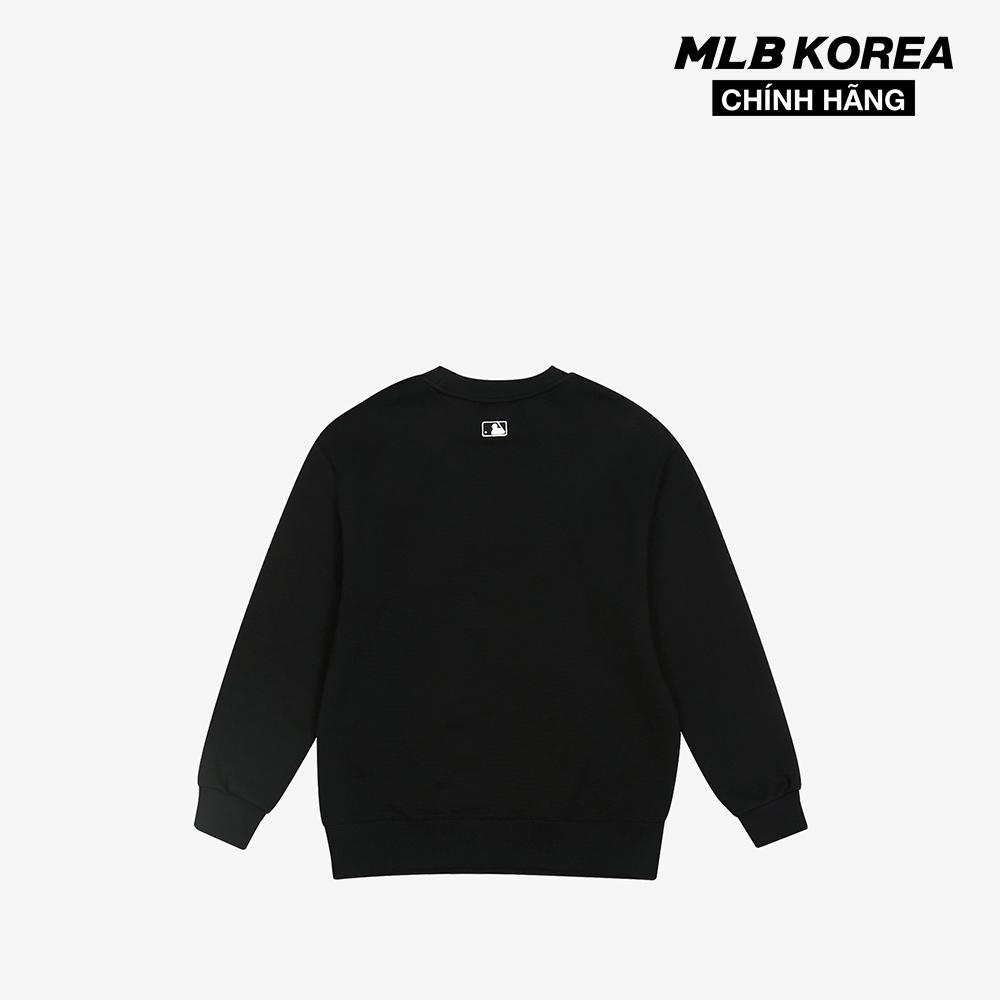 MLB - Áo sweatshirt phom suông tay dài Check Front Logo 31MTE2041-50L