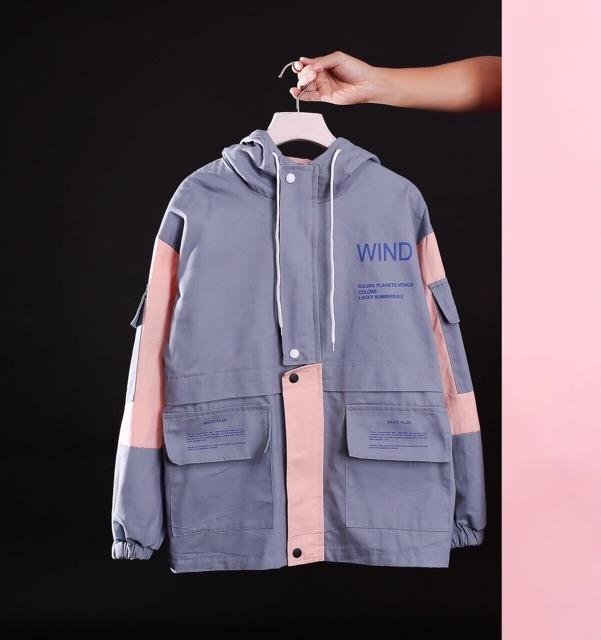 Áo khoác kaki form rộng W.I.N.D QH010