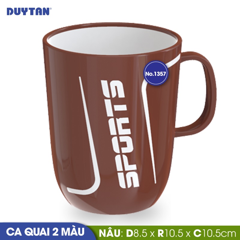 Ca quai 2 màu nhựa Duy Tân 420ml - 16376 - Giao màu ngẫu nhiên - Hàng chính hãng