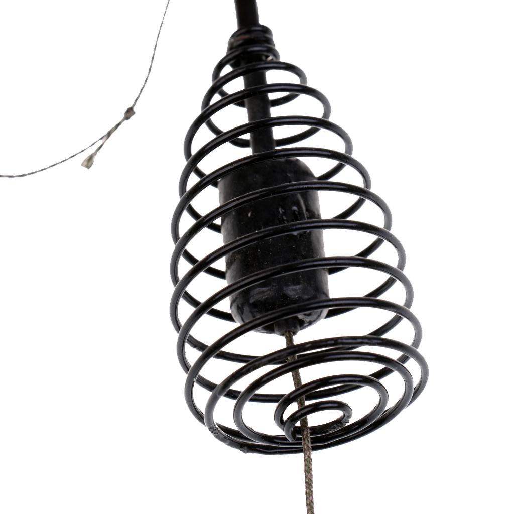 Carp Fishing Explosion Sting Hook with Sinker Lead Bait Feeder Holder