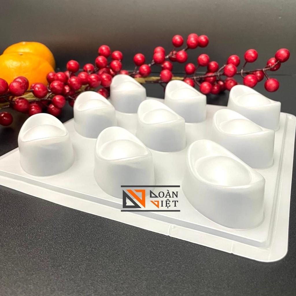 Khuôn NHẤN XÔI, RAU CÂU, BÁNH TỔ hình THỎI VÀNG sắc nét 3D - VÍA THẦN TÀI , CÚNG KHAI TRƯƠNG