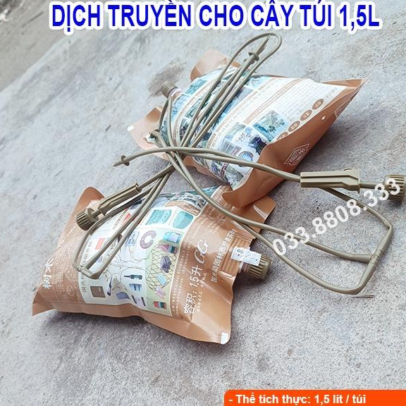 DỊCH TRUYỀN NÂU DÙNG CHO CÂY TÚI TO 1.5LIT - HỖ TRỢ CÂY PHỤC HỒI NHANH
