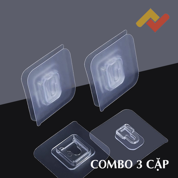 Combo 3/ 5 Cặp Miếng Dán Trong Suốt Ngàm U Tiện Dụng